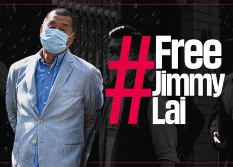 Freiheit für Jimmy Lai – mehr als 100 führende Medienvertreterinnen und -vertreter aus aller Welt schliessen sich der Forderung von RSF an