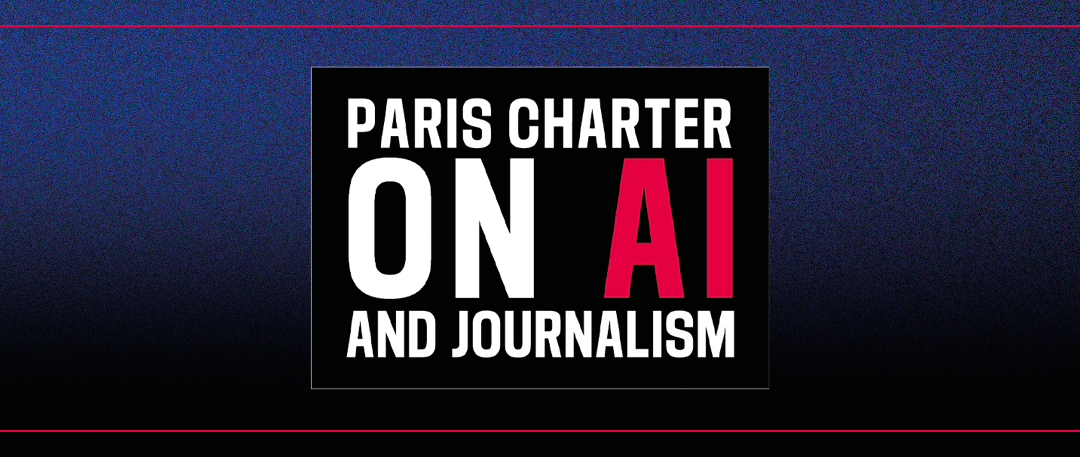 RSF et 16 organisations partenaires présentent la Charte de Paris sur l’IA et le journalisme
