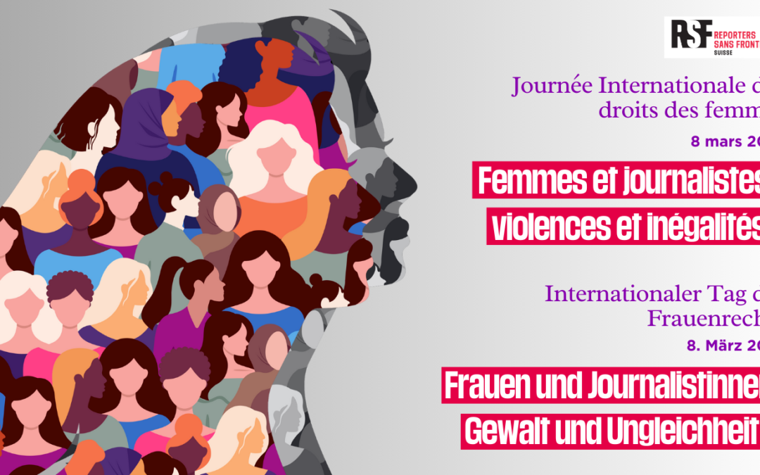 Violences et inégalités, la réalité des femmes journalistes en Suisse et dans le monde