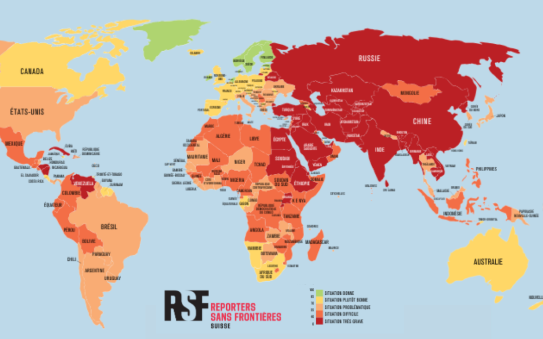 Classement mondial 2025 : La liberté de la presse n’a jamais été aussi menacée que cette année
