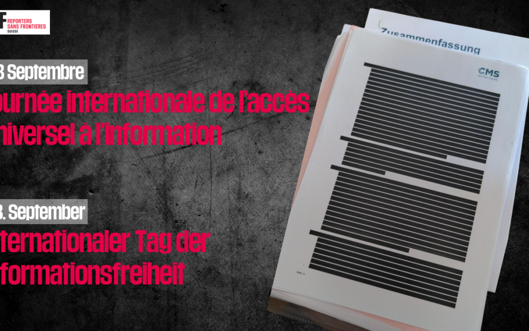 Journée internationale de l’accès universel à l’information : Un droit fondamental au service de la transparence