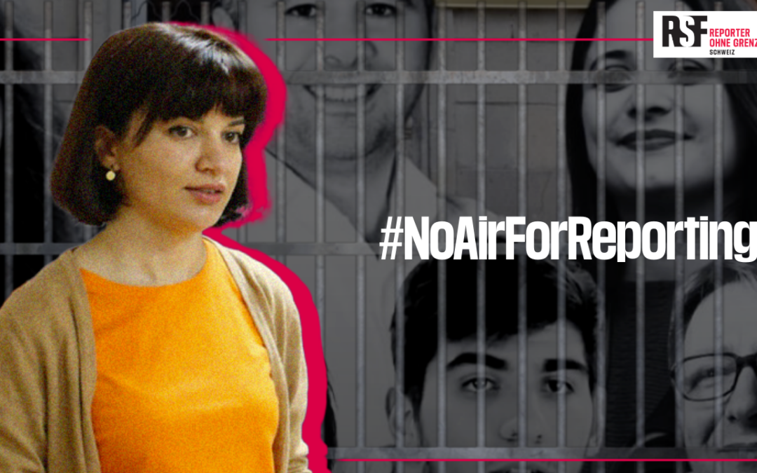 #NoAirForReporting! RSF fordert die Freilassung der zu Unrecht inhaftierten Medienschaffenden in Aserbaidschan