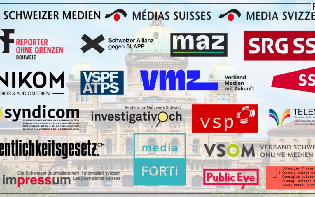 La protection des sources en danger: une large coalition du secteur des médias appelle au rejet des propositions soumises au Parlement
